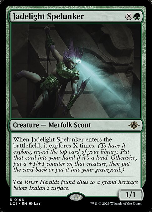 Jadelight Spelunker LCI-196 Rare Played Englisch Foil