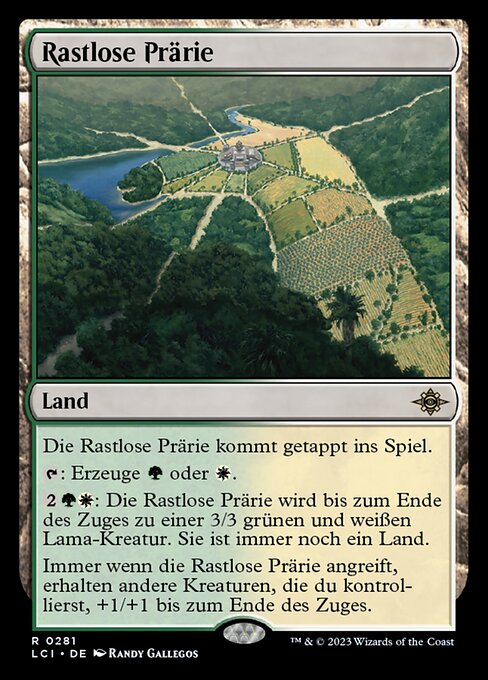 Rastlose Prärie LCI-281 Rare Excellent Deutsch Foil