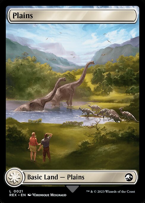 Plains REX-21 Land Near Mint Englisch Foil