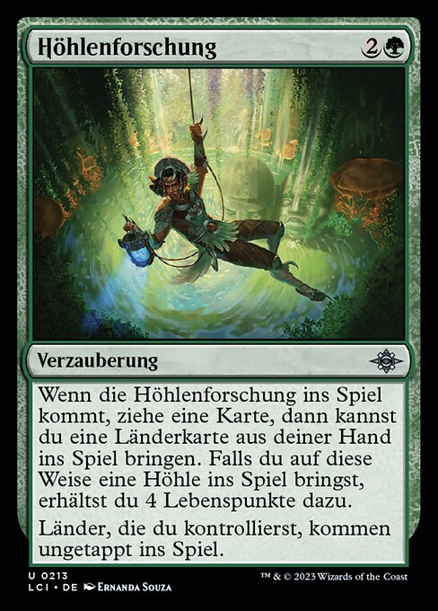 Höhlenforschung LCI-213 Uncommon Excellent Deutsch Foil