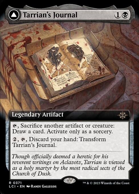 Tarrian's Journal // The Tomb of Aclazotz XLCI-371 Rare Near Mint Englisch Foil