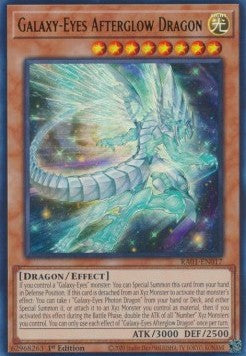 Galaxieaugen-Nachglimmdrache (V.2) RA01-017 Ultra Rare Near Mint Deutsch 1. Auflage