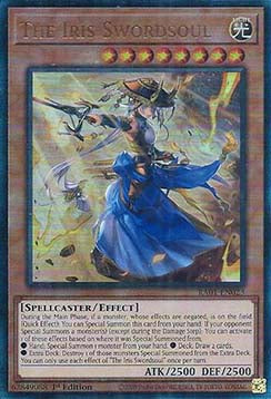 Die Iris-Schwertseele (V.7) RA01-023 Ultimate Rare Excellent Deutsch 1. Auflage