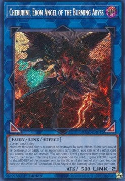 Cherubini, schwarzer Engel des Brennenden Abgrunds (V.3) RA01-042 Secret Rare Near Mint Deutsch 1. Auflage