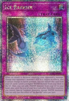 Eisbarriere (V.5) RA01-071 Quarter Century Secret Rare Near Mint Deutsch 1. Auflage