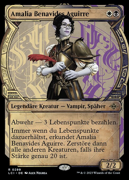 Amalia Benavides Aguirre XLCI-299 Rare Excellent Deutsch Foil