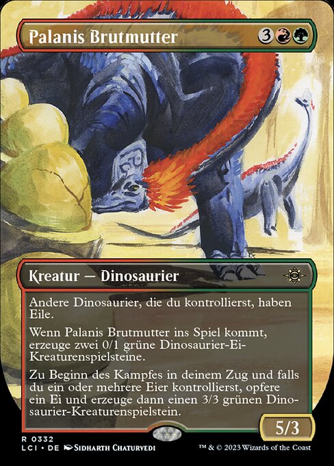 Palanis Brutmutter XLCI-332 Rare Excellent Deutsch