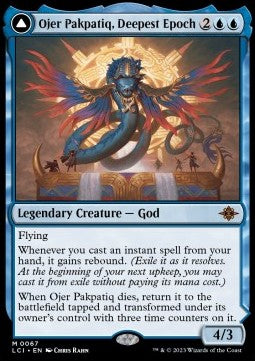 Ojer Pakpatiq, Deepest Epoch // Temple of Cyclical Time LCI-67 Mythic Excellent Englisch Foil