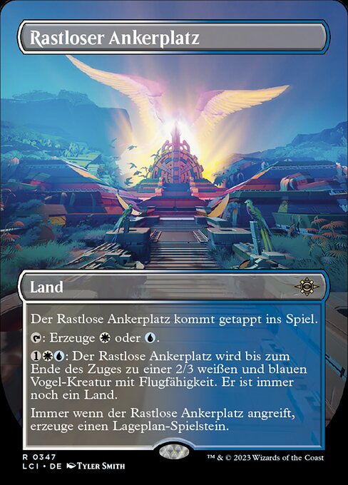 Rastloser Ankerplatz XLCI-347 Rare Near Mint Deutsch