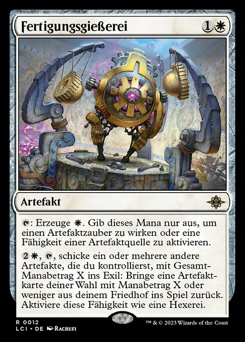 Fertigungsgießerei LCI-12 Rare Excellent Deutsch Foil