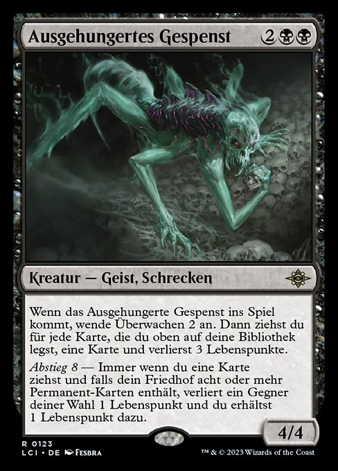 Ausgehungertes Gespenst LCI-123 Rare Near Mint Deutsch