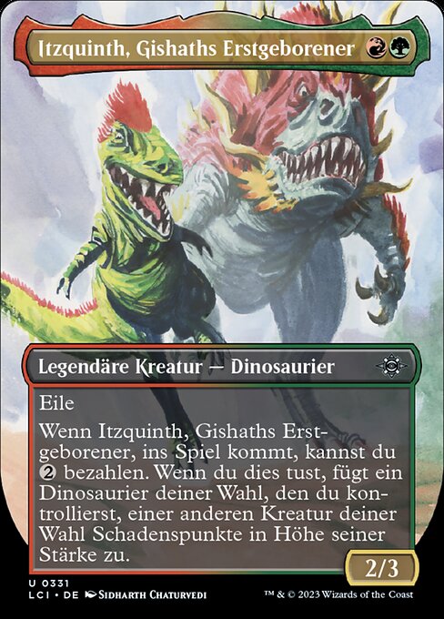 Itzquinth, Gishaths Erstgeborener XLCI-331 Near Mint Deutsch