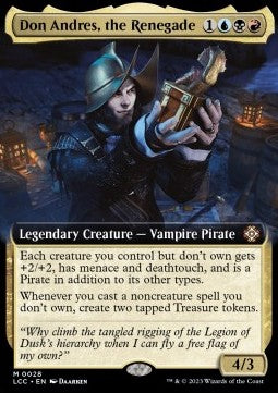 Don Andres, the Renegade XLCC-28 Mythic Excellent Englisch Foil