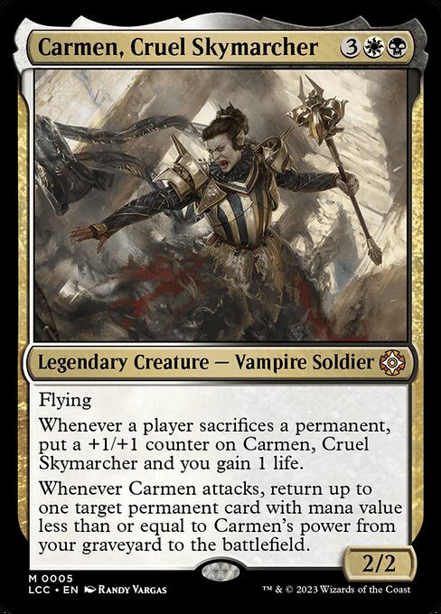 Carmen, Cruel Skymarcher LCC-5 Mythic Near Mint Englisch