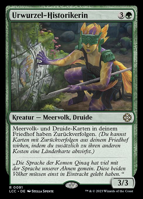 Urwurzel-Historikerin LCC-91 Rare Near Mint Deutsch