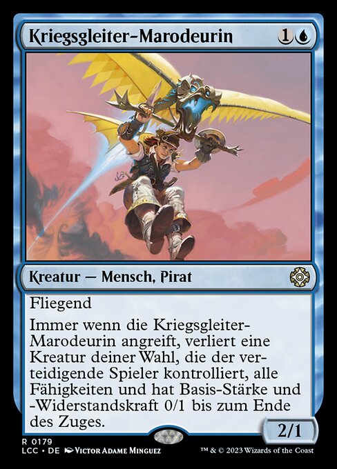Kriegsgleiter-Marodeurin LCC-179 Rare Near Mint Deutsch