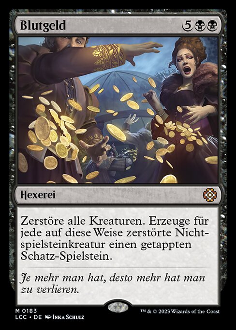Blutgeld LCC-183 Mythic Near Mint Deutsch