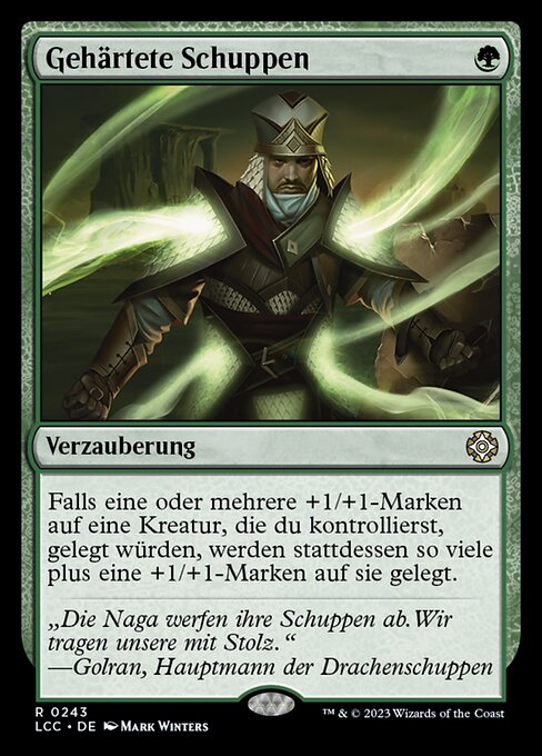 Gehärtete Schuppen LCC-243 Rare Near Mint Deutsch