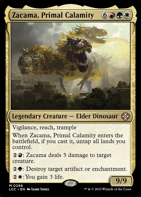 Zacama, Primal Calamity LCC-296 Mythic Near Mint Englisch