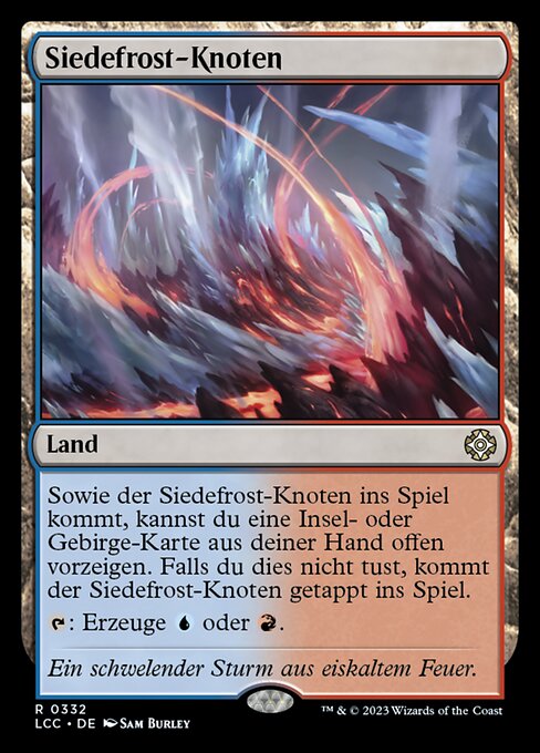 Siedefrost-Knoten LCC-332 Rare Near Mint Deutsch