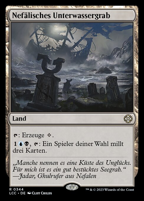 Nefälisches Unterwassergrab LCC-344 Rare Near Mint Deutsch