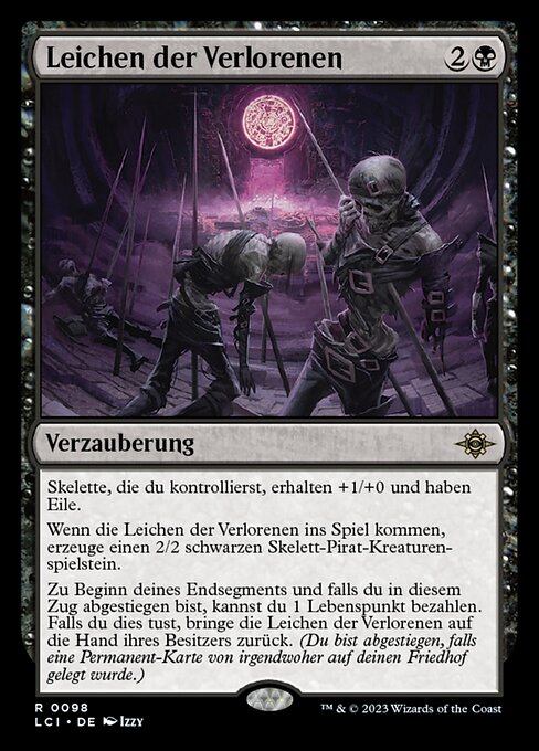 Leichen der Verlorenen LCI-98 Rare Excellent Deutsch Foil