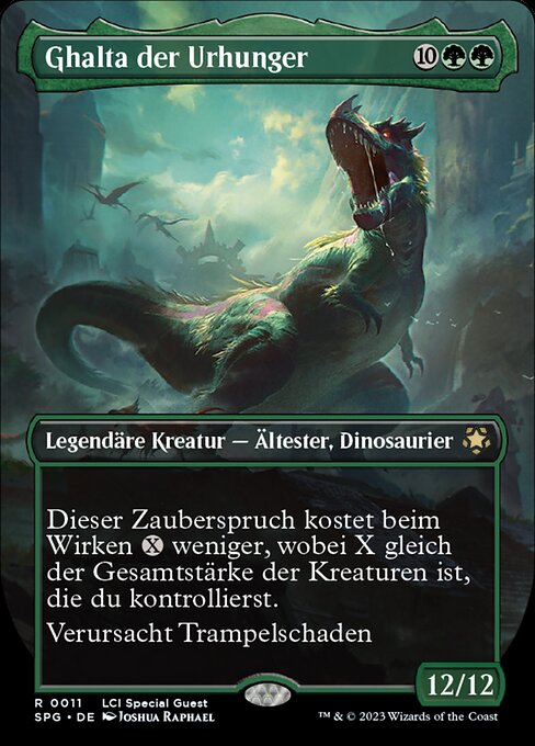 Ghalta der Urhunger SPG-11 Rare Excellent Deutsch Foil