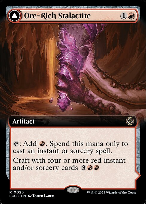 Ore-Rich Stalactite // Cosmium Catalyst XLCC-23 Rare Near Mint Deutsch Foil