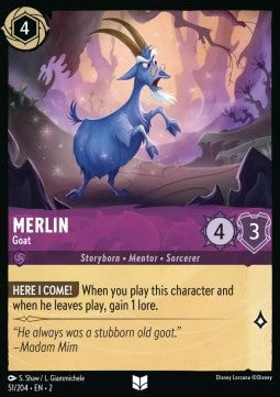 Merlin - Ziege 2ROF-51 Uncommon Boosterfrisch Englisch Foil