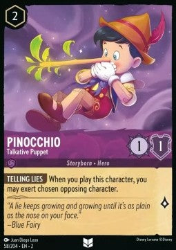 Pinocchio - Redselige Marionette 2ROF-58 Uncommon Excellent Deutsch Foil