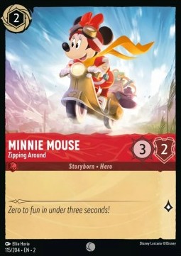 Minnie Maus - Flitzt umher 2ROF-115 Common Near Mint Englisch Foil