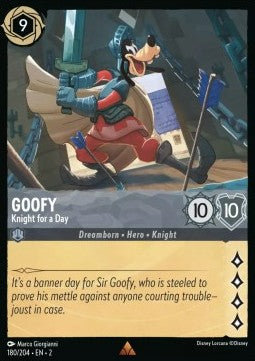 Goofy - Ritter für einen Tag 2ROF-180 Rare Near Mint Deutsch