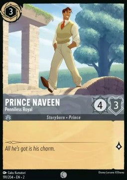 Prinz Naveen - Mittelloser Prinz 2ROF-191 Common Boosterfrisch Englisch Foil