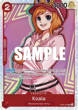 Koala (OP05-006) (V.1) OP05 Super Rare Excellent Englisch