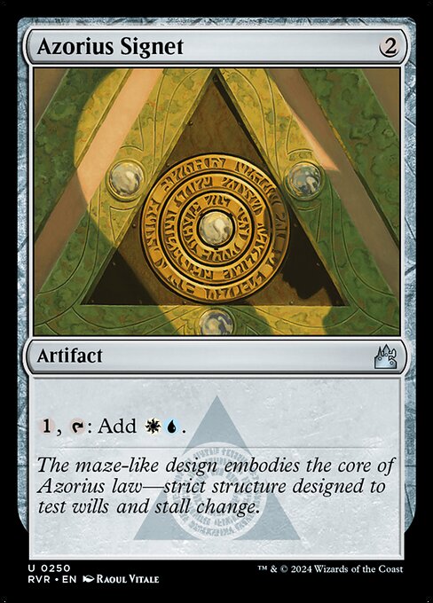 Azorius-Petschaft RVR-250 Uncommon Excellent Englisch Foil