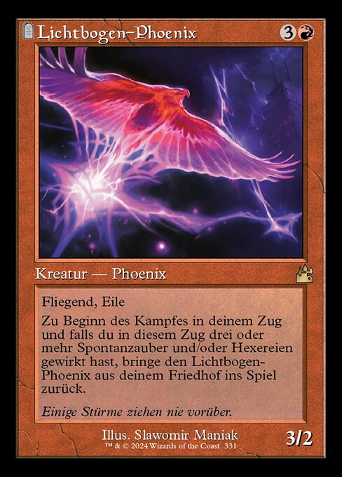Lichtbogen-Phoenix (V.1) XRVR-331 Rare Near Mint Deutsch