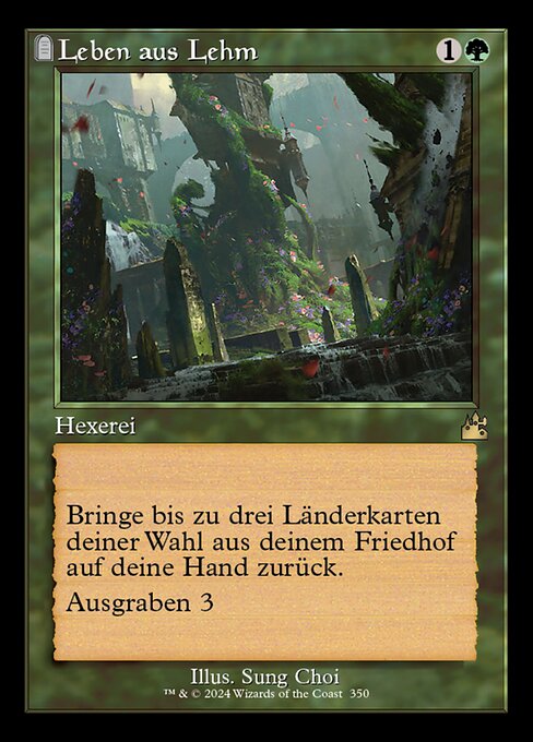 Leben aus Lehm (V.1) XRVR-350 Rare Near Mint Deutsch