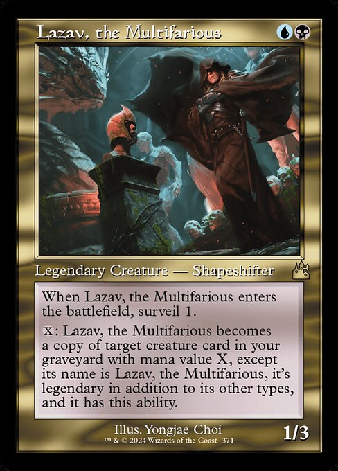 Lazav, the Multifarious XRVR-371 Rare Excellent Englisch