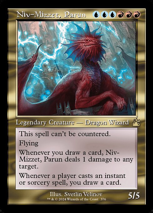 Niv-Mizzet der Parun (V.1) XRVR-376 Rare Excellent Englisch