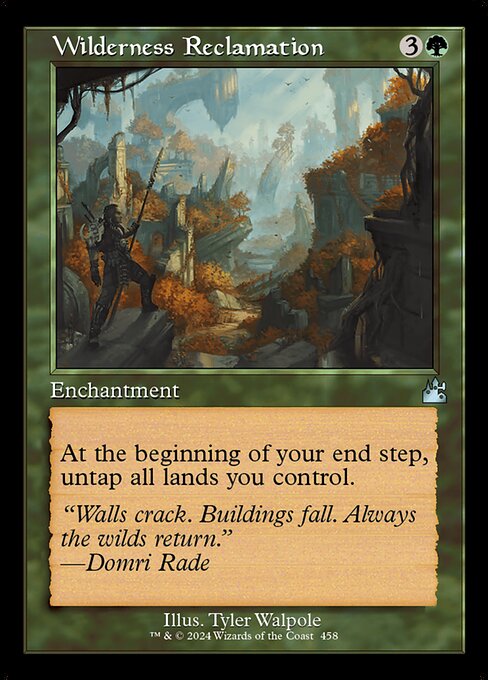Wilderness Reclamation XRVR-458 Uncommon Near Mint Englisch Foil