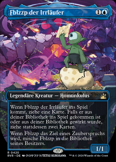 Fblzzp der Irrläufer XRVR-420 Rare Near Mint Deutsch