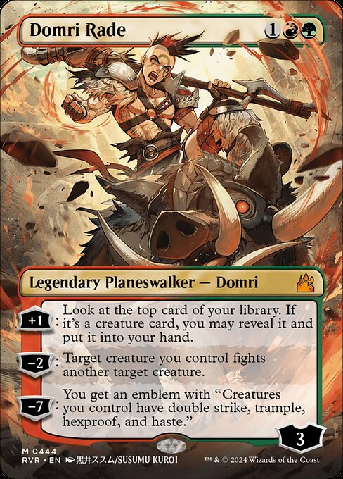 Domri Rade XRVR-444 Mythic Near Mint Englisch Foil