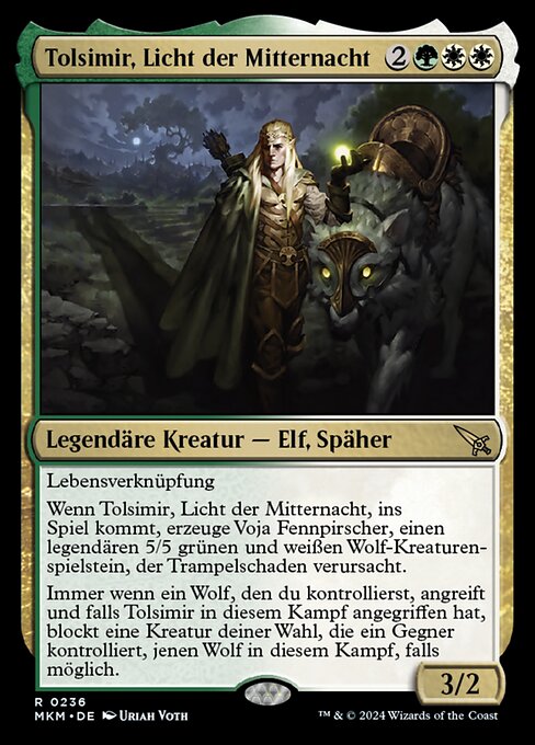 Tolsimir, Licht der Mitternacht MKM-236 Rare Near Mint Deutsch