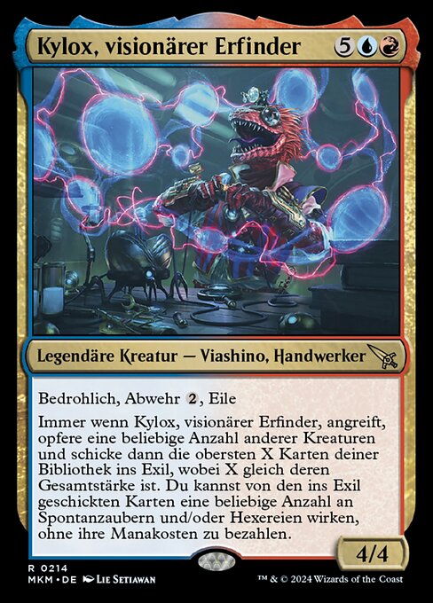 Kylox, visionärer Erfinder MKM-214 Rare Near Mint Deutsch