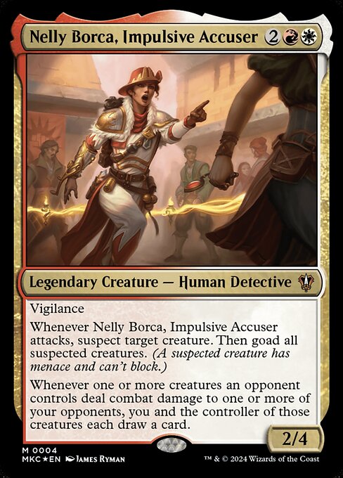 Nelly Borca, Impulsive Accuser MKC-4 Mythic Near Mint Englisch Foil