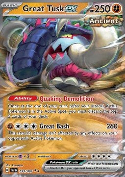 Riesenzahn ex PAF-053 Double Rare Good Deutsch