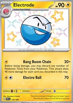 Electrode PAF-134 Shiny Rare Near Mint Englisch