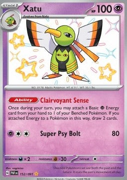 Xatu PAF-152 Shiny Rare Near Mint Deutsch