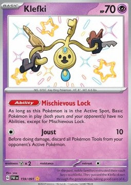 Klefki PAF-159 Shiny Rare Near Mint Englisch