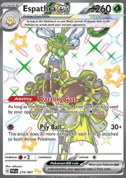 Espathra ex PAF-214 Shiny Ultra Rare Excellent Englisch